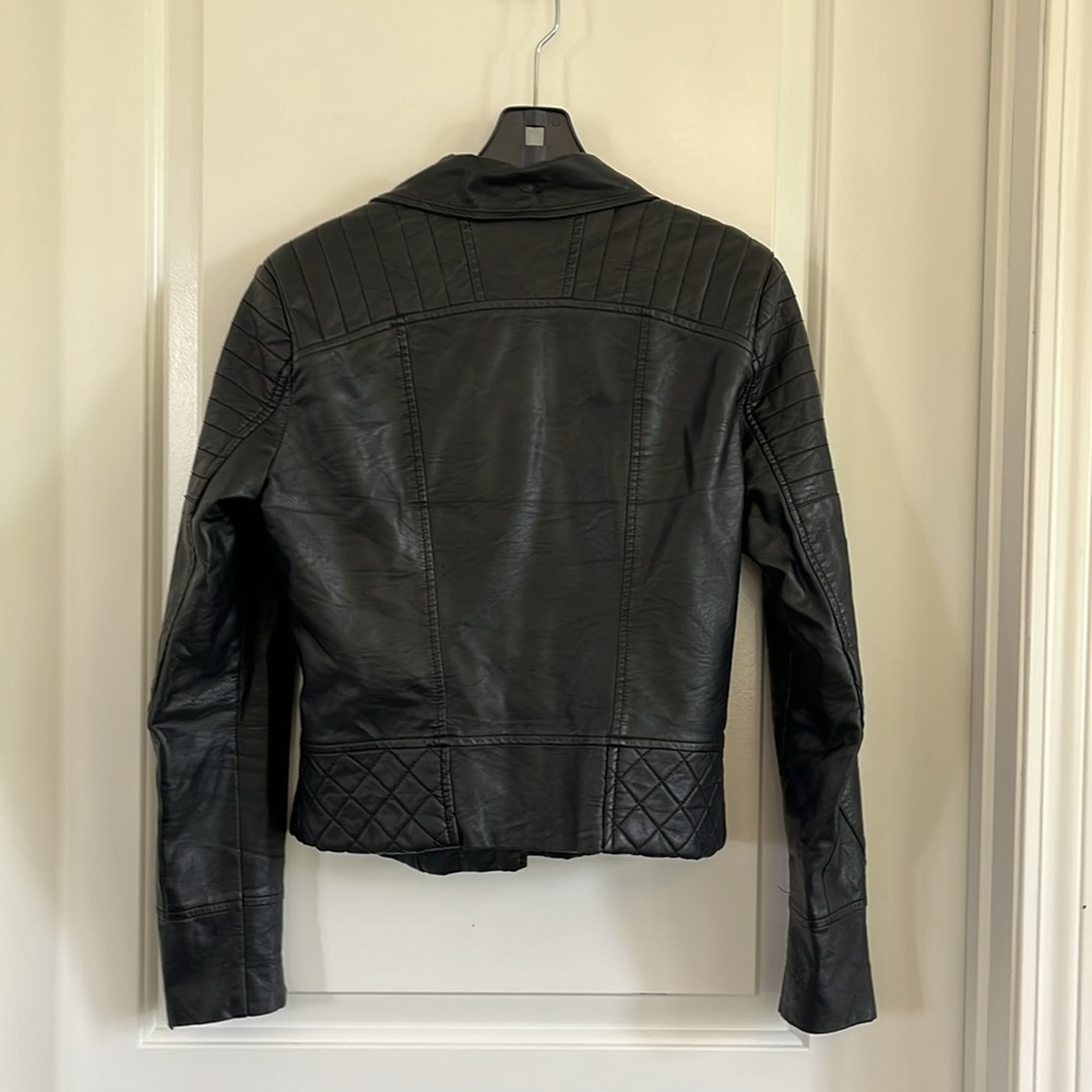 Ice fashion moto vegan leather jacket size small - Picture 6 of 6